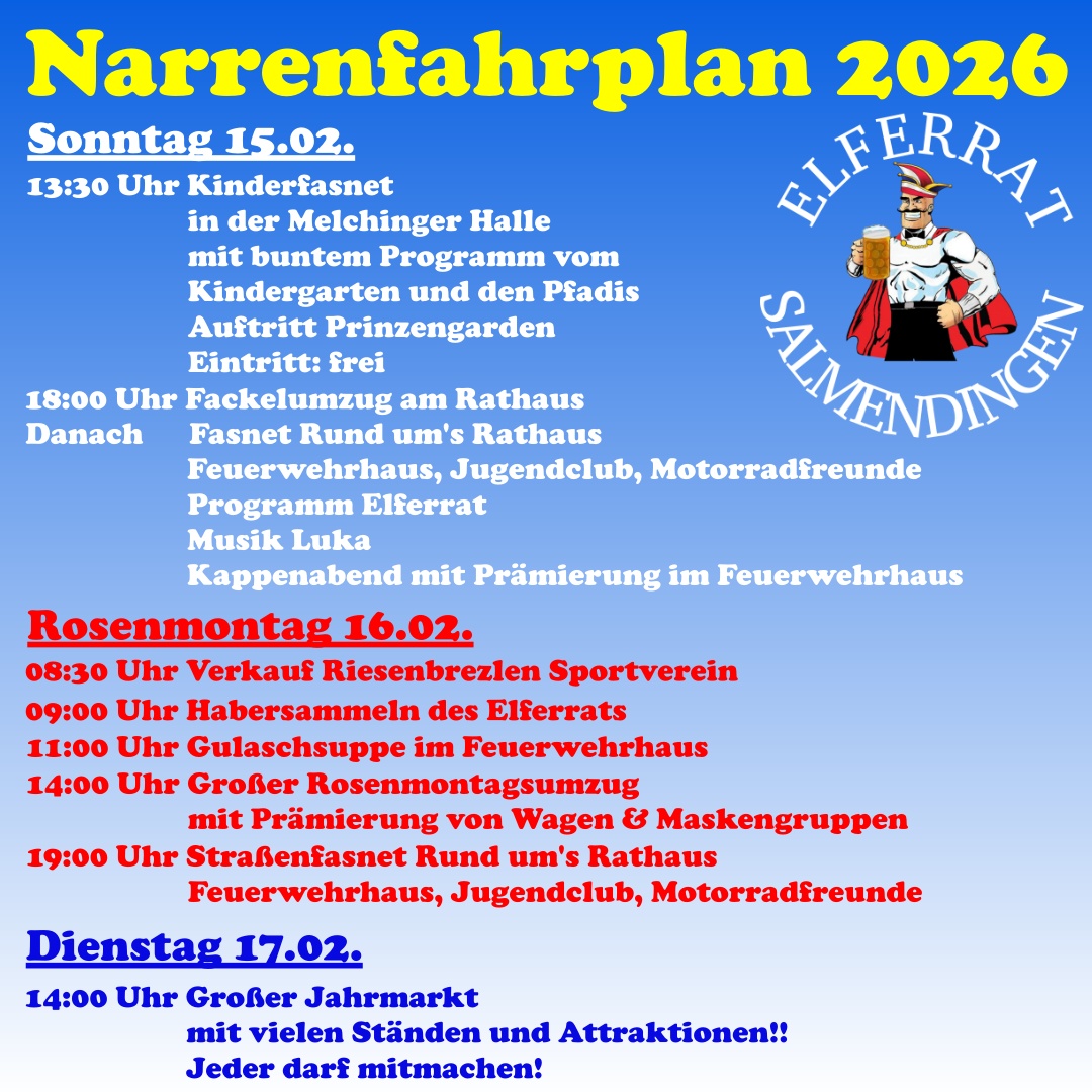 Narrenfahrplan Flyer 2026 Teil 2